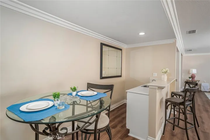 Wet bar and plenty of storage