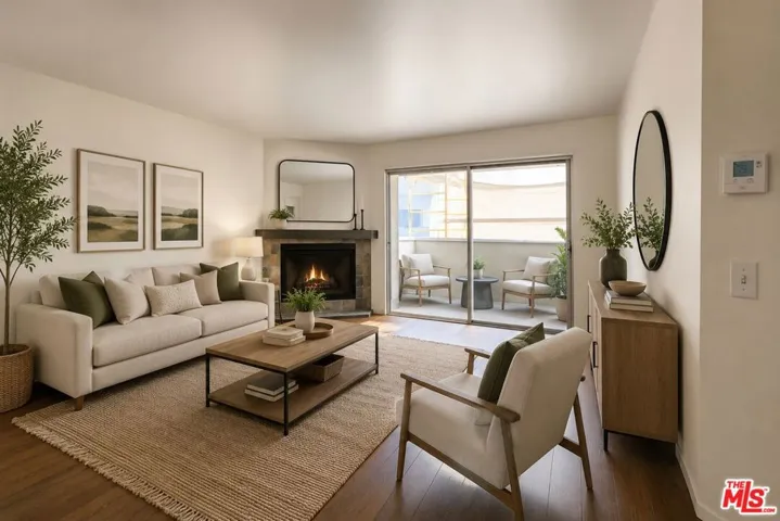 Virtually Staged Living Room