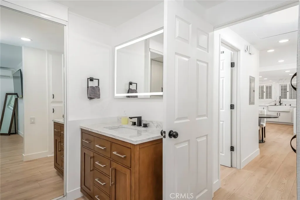 Remodeled all new! Quartz countertops and backlit LED mirror