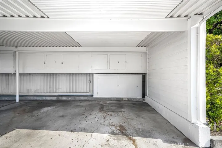 Upper and lower storage in the carport!