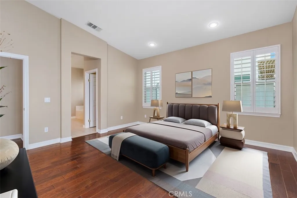 Primary Bedroom Virtually Staged