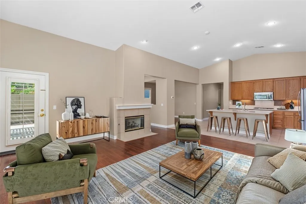 Family Room Virtually Staged