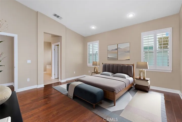 Primary Bedroom Virtually Staged