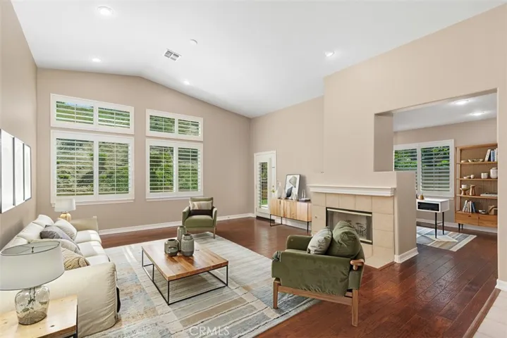 Family Room Virtually Staged
