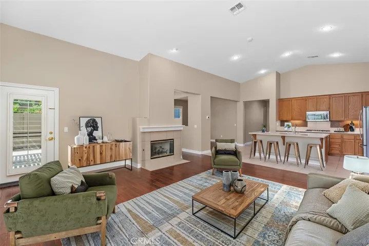 Family Room Virtually Staged