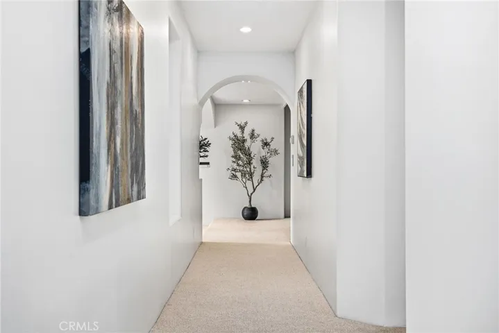 primary bedroom suite hallway