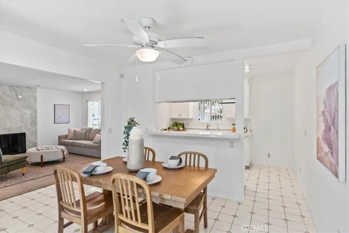 Dining area with Kitchen Bar view