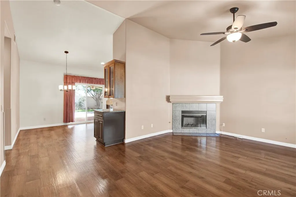 Looking into your Dining/Kitchen area.
