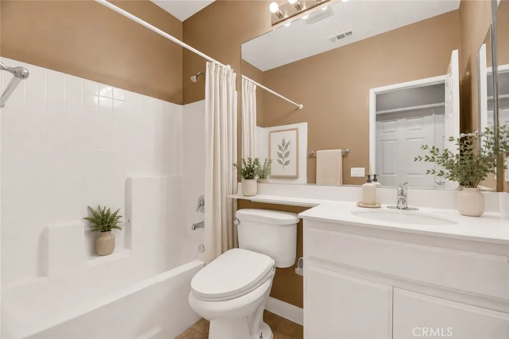 Virtually Staged Guest Bathroom