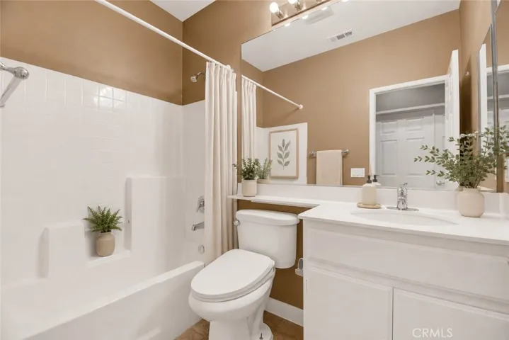 Virtually Staged Guest Bathroom