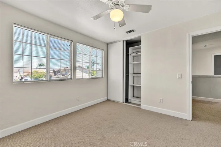 2nd bedroom with built in closet