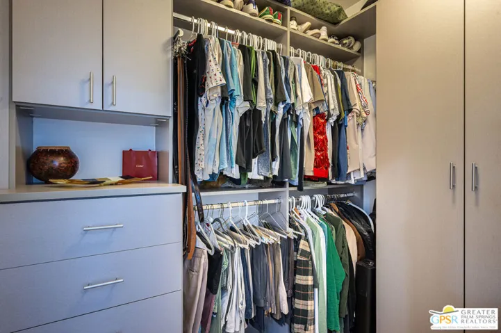 primary closet upstairs