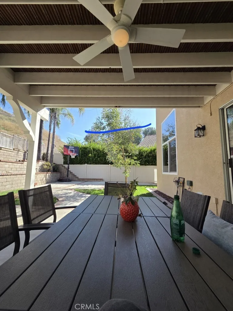 Outside patio
