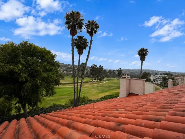 West view from patio-AI enhanced blue sky
