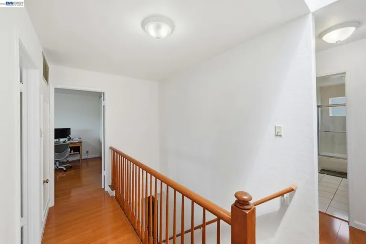 hallway to master bedroom