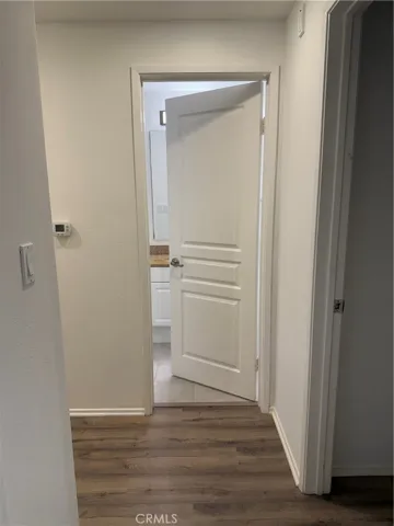 Guest bathroom in hallway
