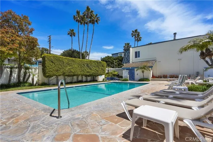 pool and spa with bathrooms and shower