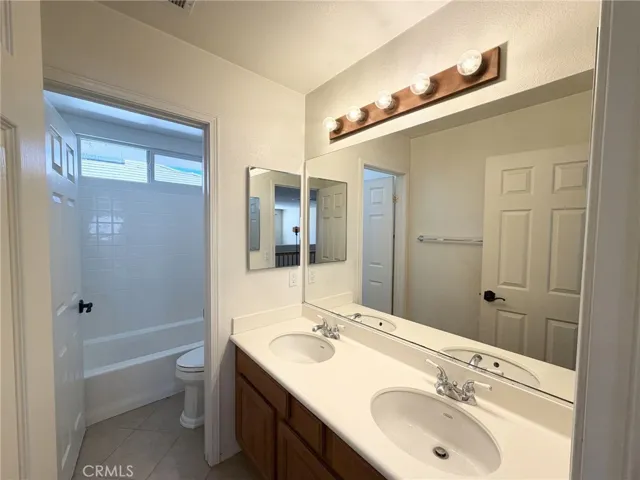 Third Bath with Double Sinks