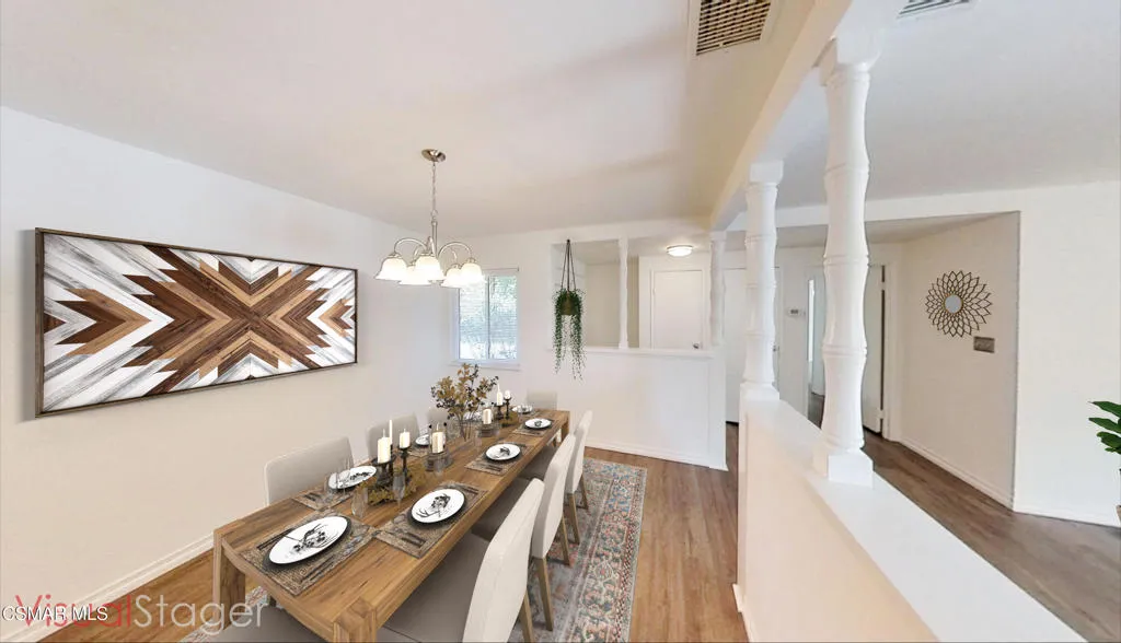 Virtually Staged Dining
