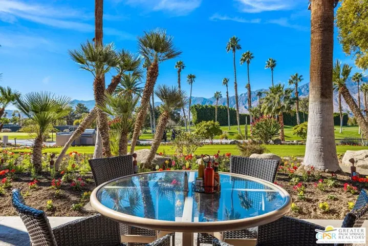 Club patio view