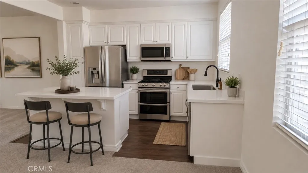 Virtually staged Kitchen (2nd Floor)