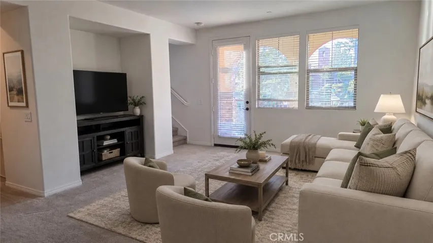 Virtually staged Living room (2nd Floor)