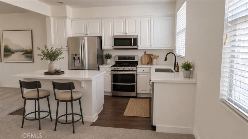 Virtually staged Kitchen (2nd Floor)