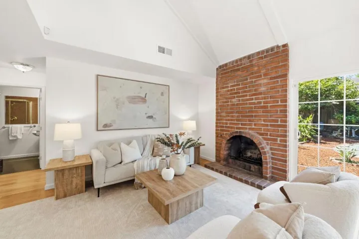 Family room, ground floor bath on left corner