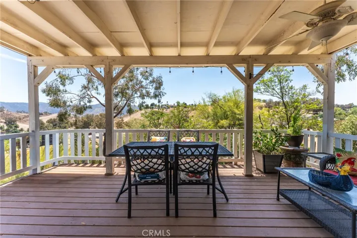 Beautiful gathering patio - 2nd level