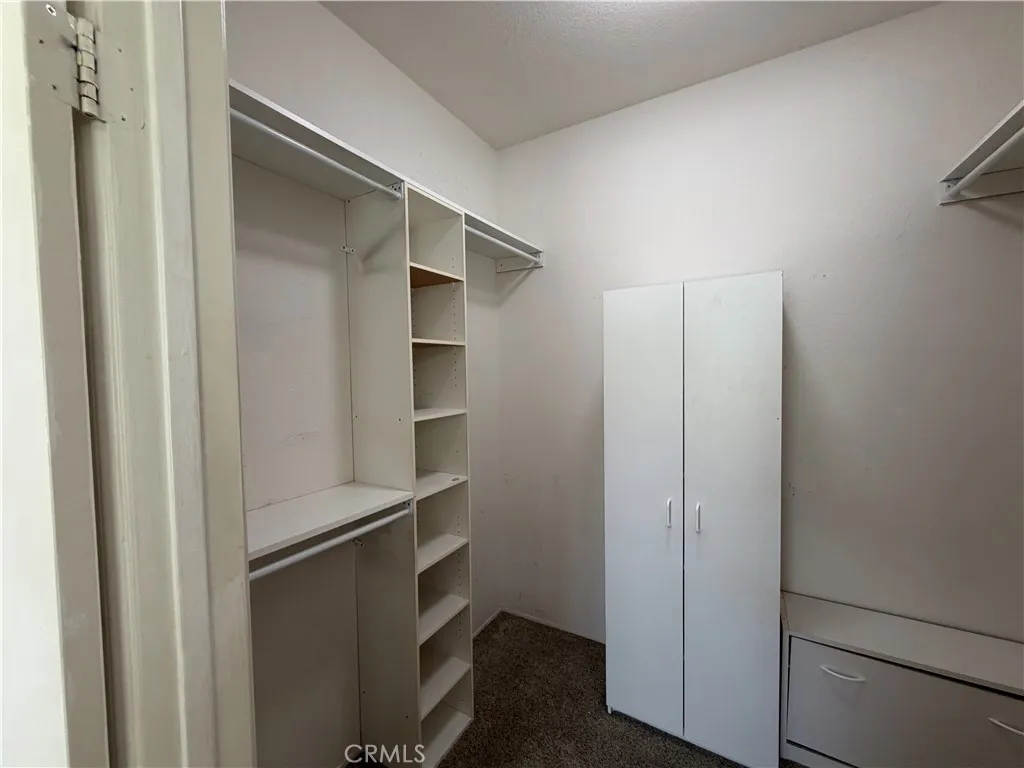 Primary closet