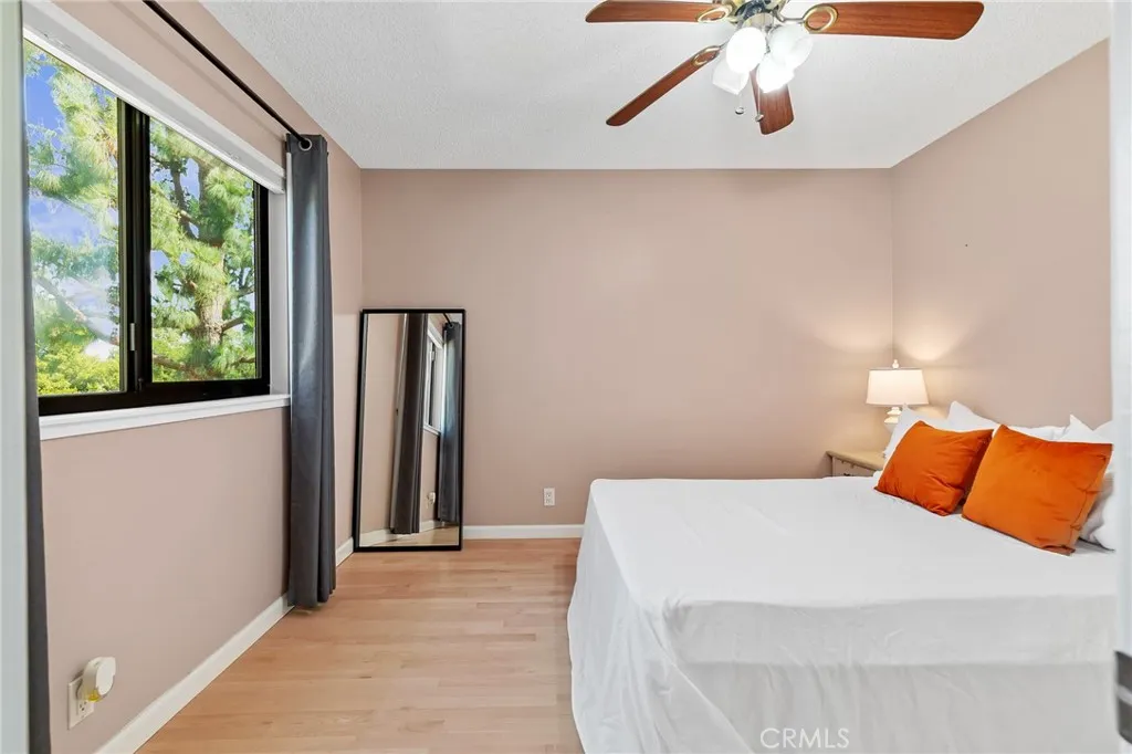 Upstairs guest bedroom #1 with nice view