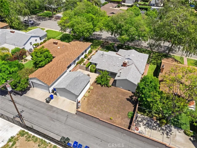 Rear Ariel view of home.
