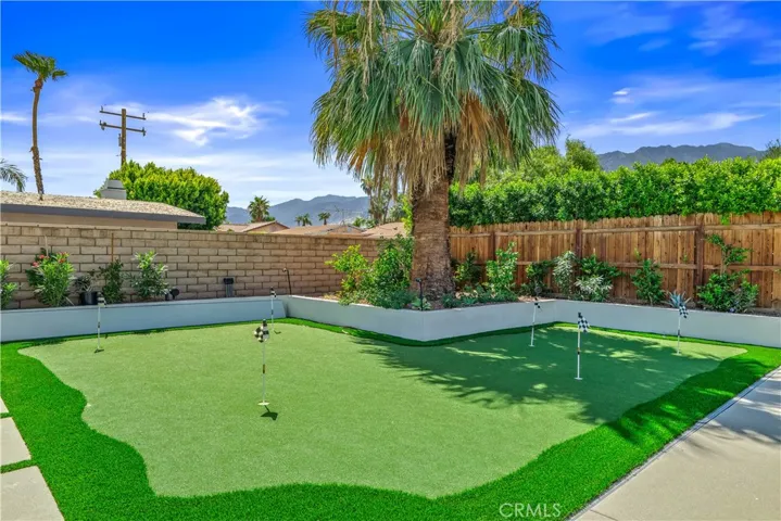 Warm up before your round of golf at neaby courses or a friendly wagered putting contest.