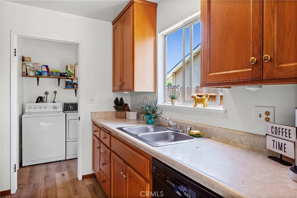 kitchen and laundry room
