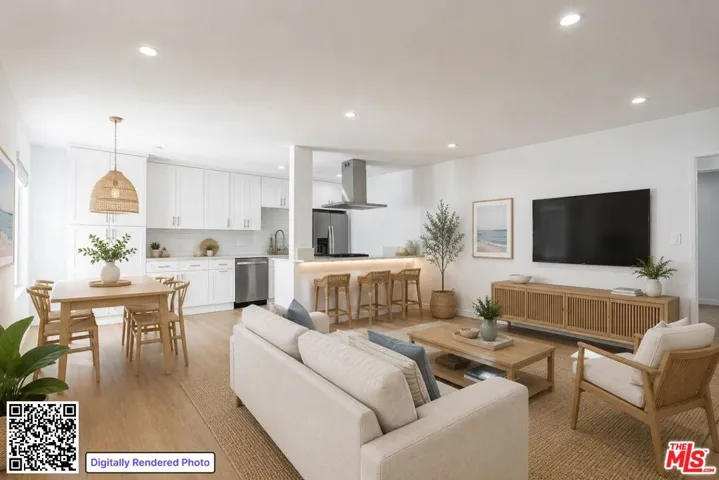 Virtually Staged-Living Space