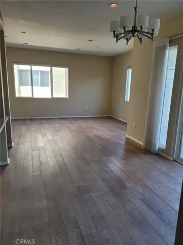 Dining Area looking into the Family Room.