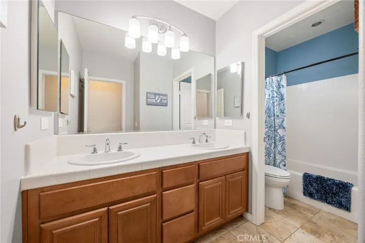 Full Bathroom #2 with Dual-Sinks & Medicine Cabinets