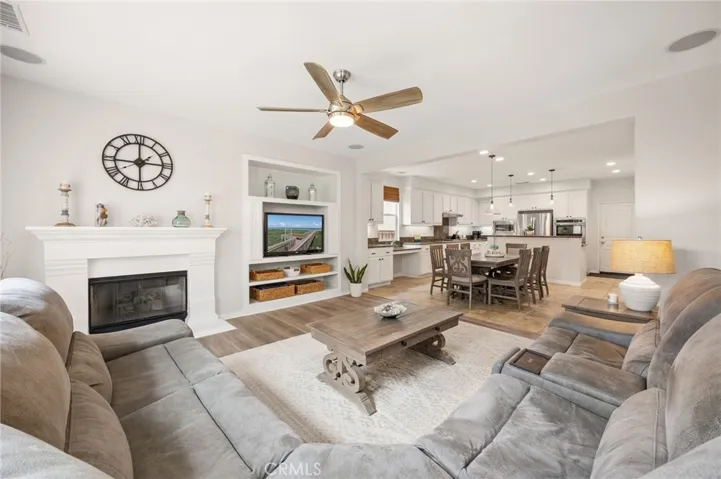 Open Concept Floorplan - Family, Dining & Kitchen Room areas with an abundance of Pantry, Cabinet & Countertop space