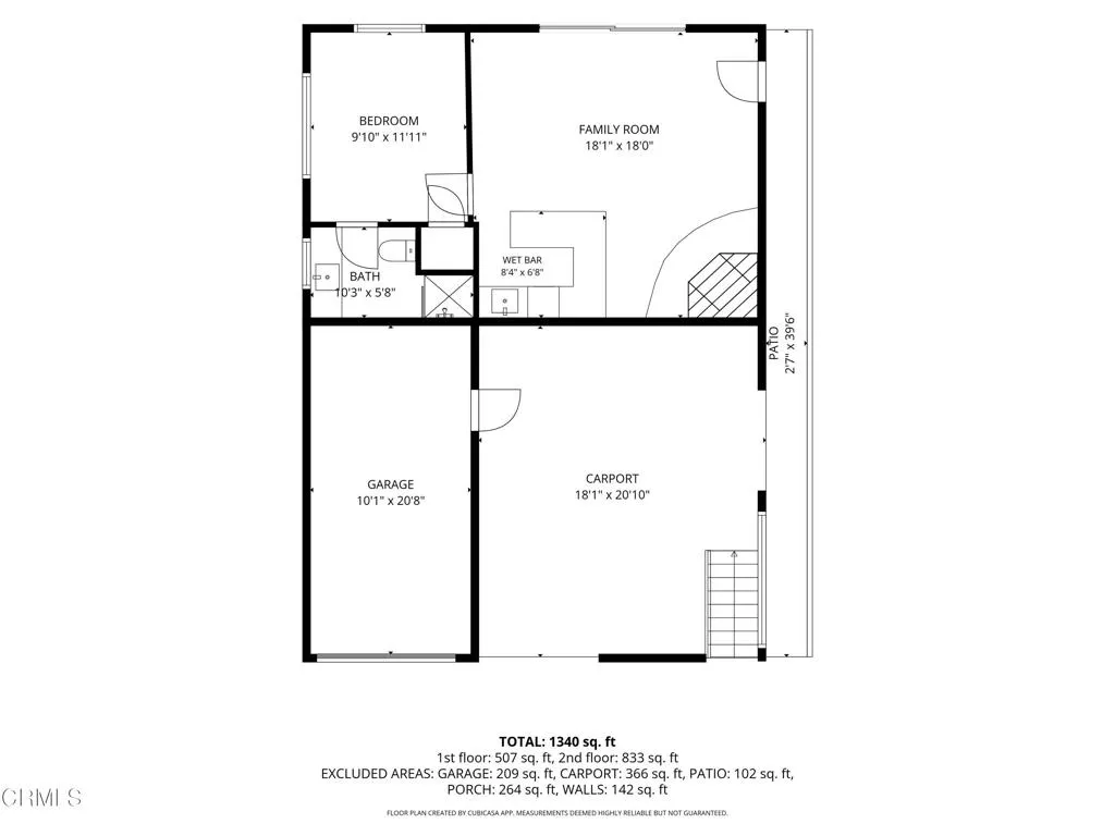 1-2D Floor Plan for 113 La Granada Stree