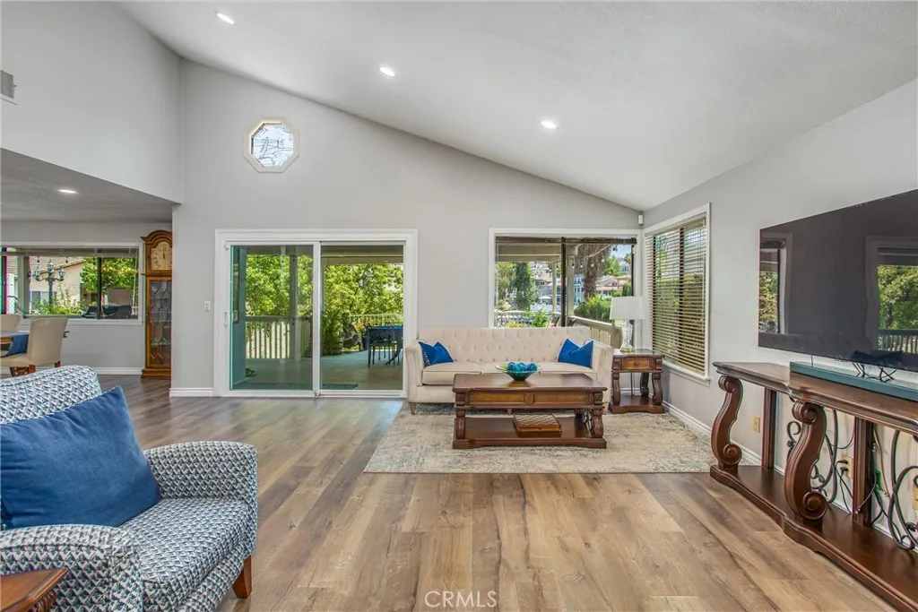 High vaulted ceilings