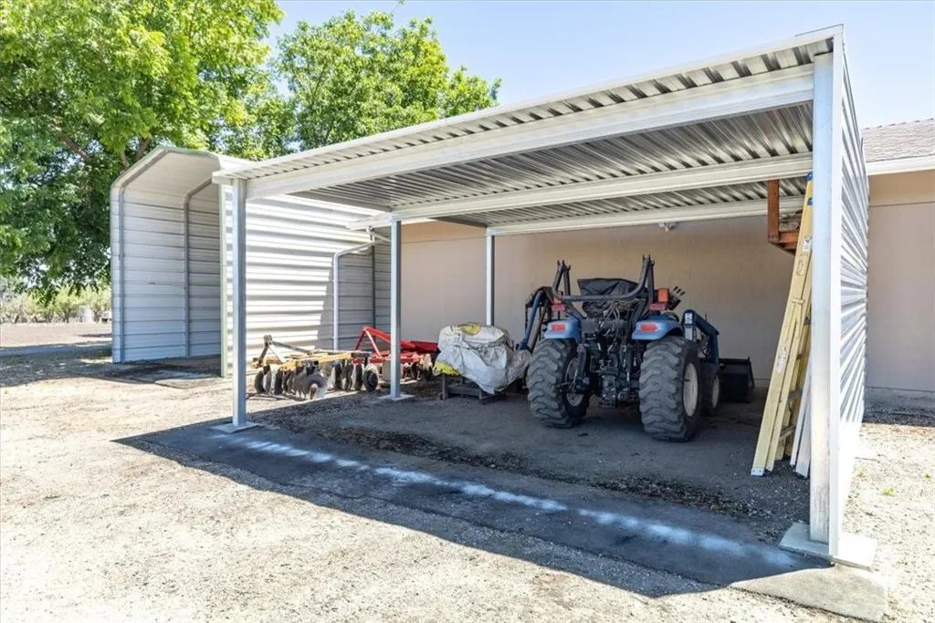Covered Equipment parking