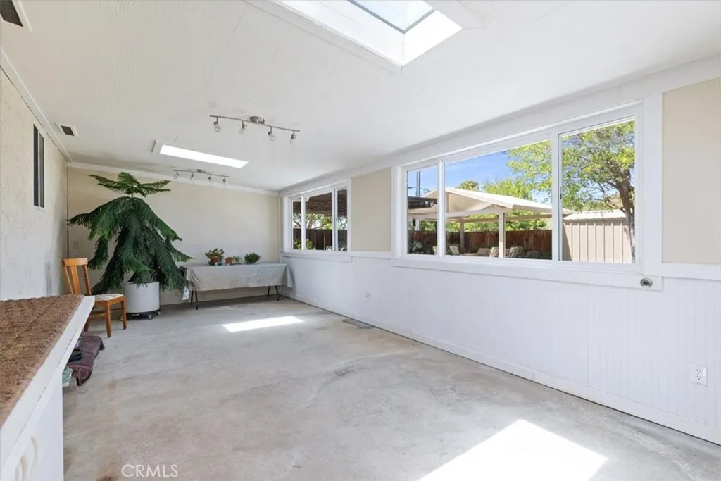 Sun room right off kitchen.