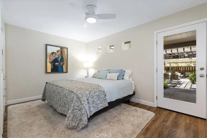 Primary Room with access to the backyard
