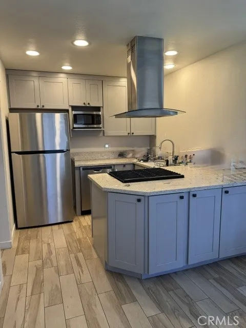 Remodeled kitchen