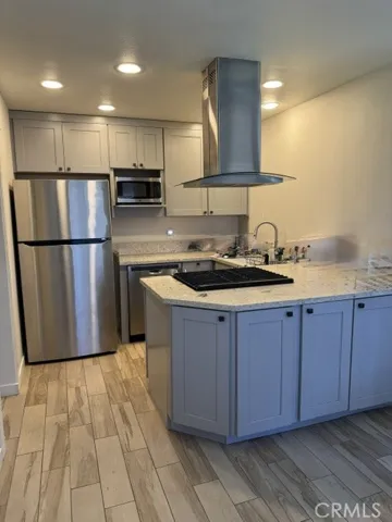 Remodeled kitchen