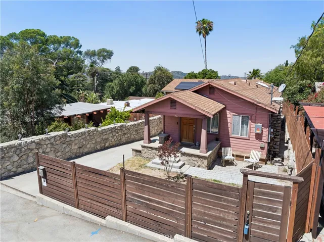 Front of House and Gated Entry view.