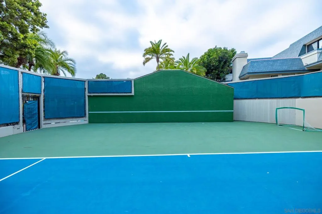 Common Area Tennis Court/Pickle Ball/Sports Court, with Practice Tennis/Pickle Ball Wall.