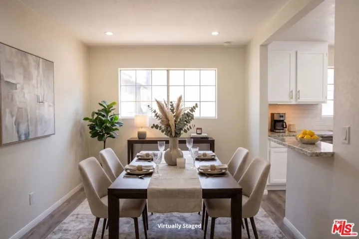 Virtually Staged Dining Room