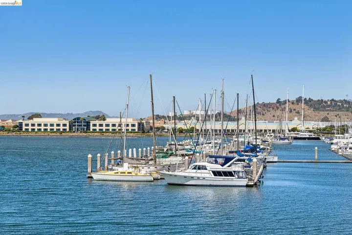 Marina with multiple boats docked