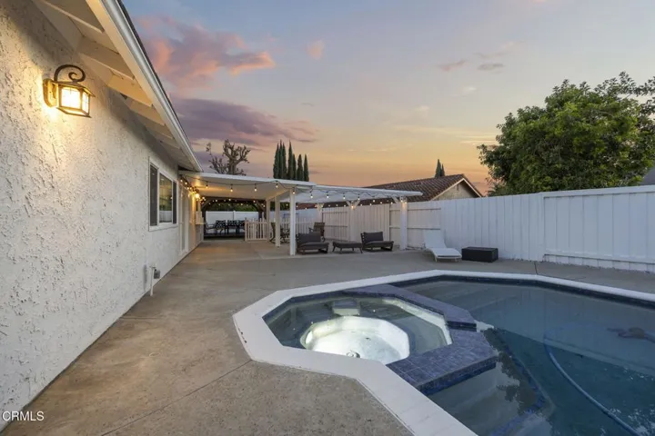 Poolside Evening View